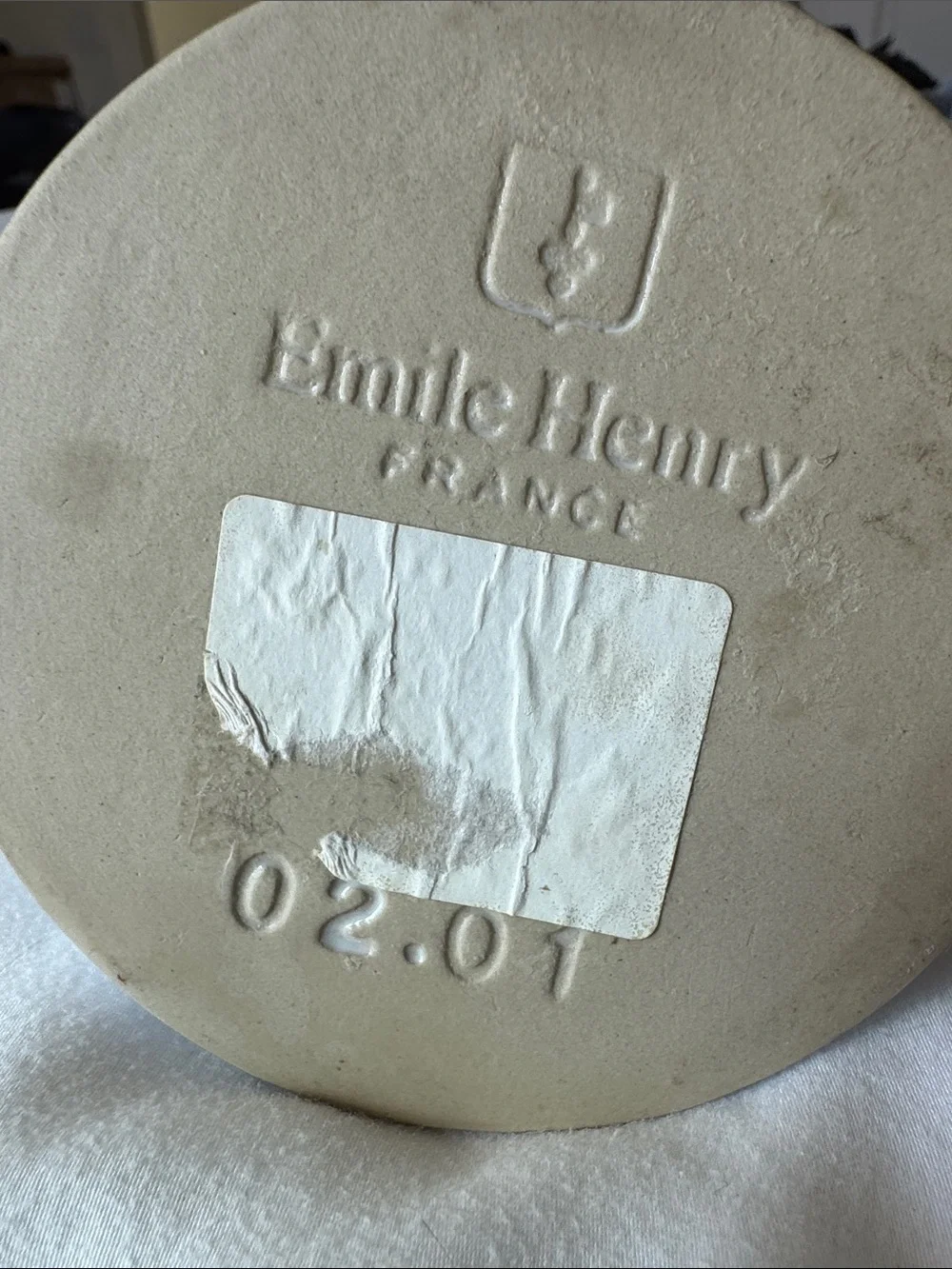 EMILE HENRY FRANCE SALT PIG - WHITE